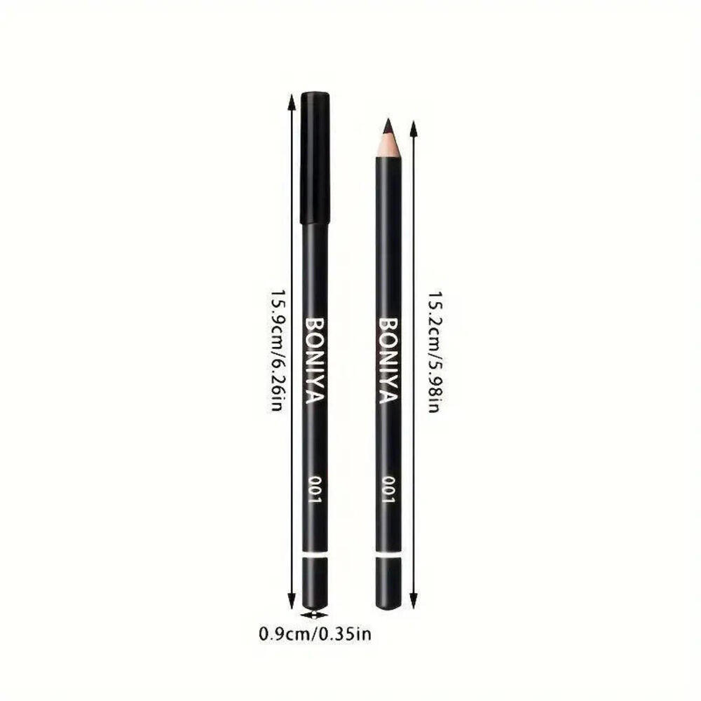 "4" Black Eyeliner Pencils, Waterproof/Smudgeproof Long-Lasting Makeup, (NEW) - Picture 2 of 2